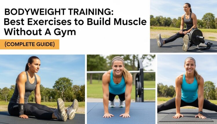 Bodyweight Training: Best Exercises to Build Muscle Without a Gym (Complete Guide)