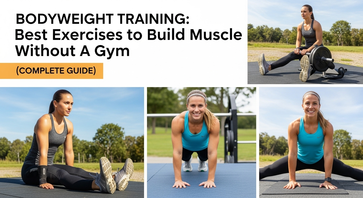 Bodyweight Training: Best Exercises to Build Muscle Without a Gym (Complete Guide)