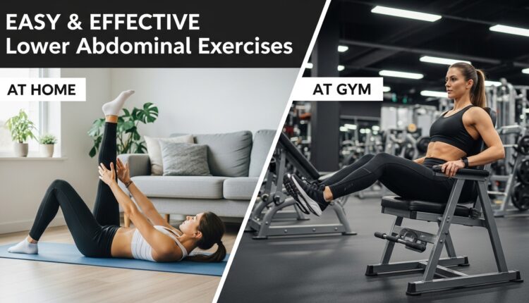 Easy & Effective Lower Abdominal Exercises: How to Train Your Lower Abs at Home & Gym